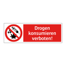 Drogen konsumieren verboten!