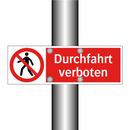 Durchfahrt verboten