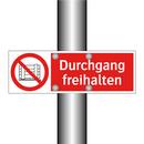 Durchgang freihalten