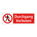 Durchgang Verboten