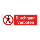 Durchgang Verboten