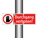 Durchgang verboten!