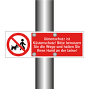 Dünenschutz ist Küstenschutz! Bitte benutzen Sie die Wege und halten Sie Ihren Hund an der Leine!