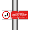 Dünenschutz ist Küstenschutz! Bitte nutzen Sie die Wege schderdruck und leinen Sie Ihren Hund an!