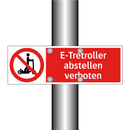 E-Tretroller abstellen verboten