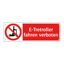 E-Tretroller fahren verboten