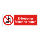 E-Tretroller fahren verboten