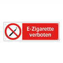 E-Zigarette verboten