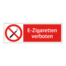 E-Zigaretten verboten