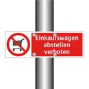 Einkaufswagen abstellen verboten