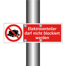 Elektroverteiler darf nicht blockiert werden
