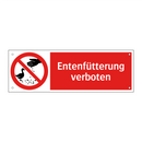 Entenfütterung verboten