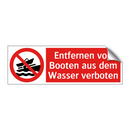 Entfernen von Booten aus dem Wasser verboten