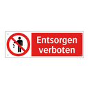 Entsorgen verboten