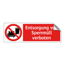 Entsorgung von Sperrmüll verboten