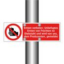 Ernten verboten: Unbefugtes Ernten von Früchten ist Diebstahl und wird von uns, dem Produzenten, gemeldet