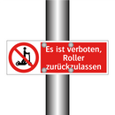 Es ist verboten, Roller zurückzulassen