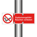 Explosionsgefahr: Rauchen verboten