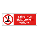 Fahren von Elektrorollern verboten