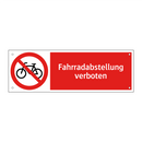 Fahrradabstellung verboten