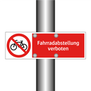 Fahrradabstellung verboten