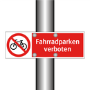 Fahrradparken verboten