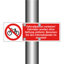 Fahrradparken verboten! Fahrräder werden ohne Haftung entfernt. Benutzen Sie den Fahrradständer im Innenhof