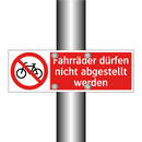 Fahrräder dürfen nicht abgestellt werden