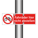 Fahrräder hier nicht abstellen