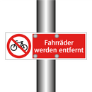 Fahrräder werden entfernt