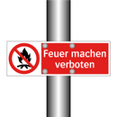 Feuer machen verboten
