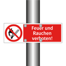 Feuer und Rauchen verboten!