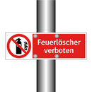 Feuerlöscher verboten