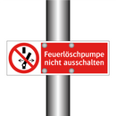 Feuerlöschpumpe nicht ausschalten