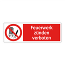 Feuerwerk zünden verboten