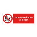 Feuerwerkskörper verboten