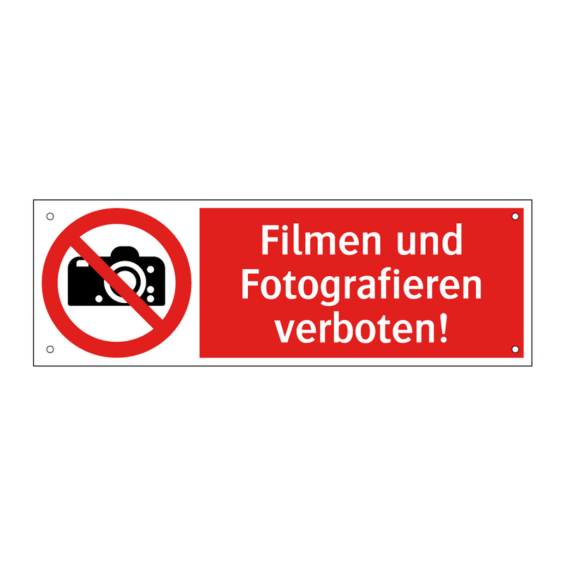 Filmen und Fotografieren verboten!