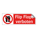 Flip Flops verboten