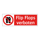 Flip Flops verboten