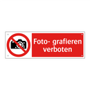 Foto- grafieren verboten