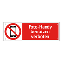 Foto-Handy benutzen verboten