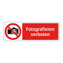 Fotografieren verboten