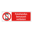 Fotohandys benutzen verboten