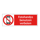 Fotohandys benutzen verboten
