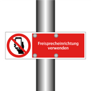 Freisprecheinrichtung verwenden