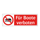 Für Boote verboten