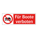 Für Boote verboten