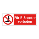 Für E-Scooter verboten