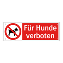 Für Hunde verboten