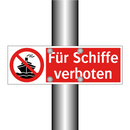 Für Schiffe verboten